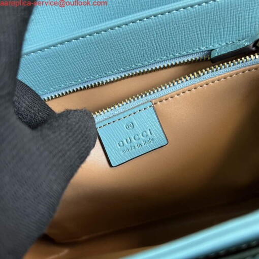 Replica Gucci Horsebit 1955 shoulder bag 602204 Blue 8