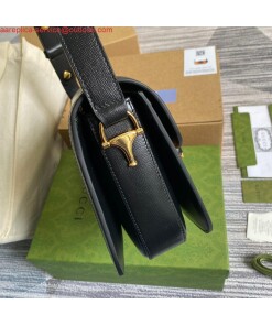 Replica Gucci Horsebit 1955 shoulder bag 602204 yellow with beige 2