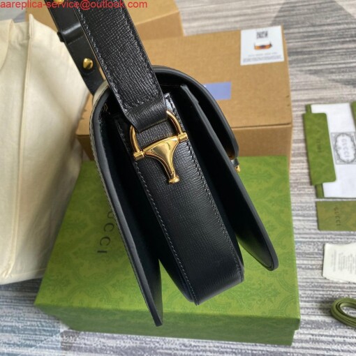 Replica Gucci Horsebit 1955 shoulder bag 602204 yellow with beige 2