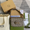 Replica Gucci Horsebit 1955 shoulder bag Beige with 602204 black leather 9