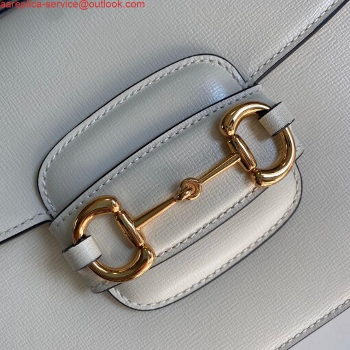 Replica Gucci Horsebit 1955 shoulder bag 602204 Beige leather 5