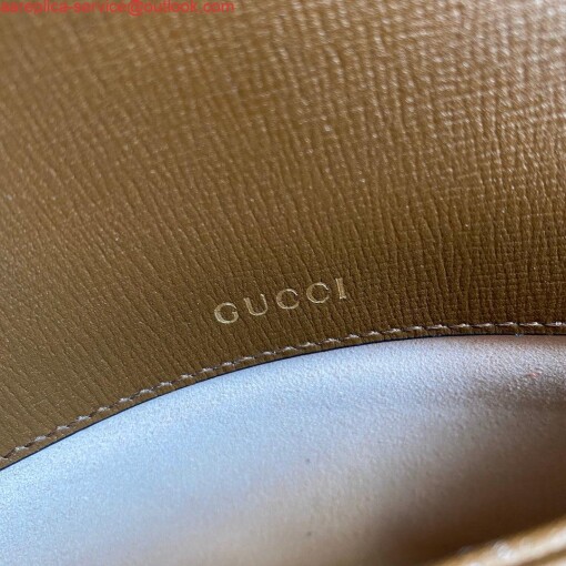 Replica Gucci Horsebit 1955 shoulder bag 602204 Brown leather 8
