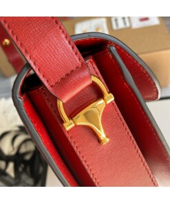 Replica Gucci Horsebit 1955 shoulder bag 602204 Red leather 2