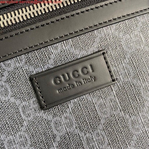 Replica Gucci 682357 GG Black messenger 598103 Black GG Supreme canvas 4