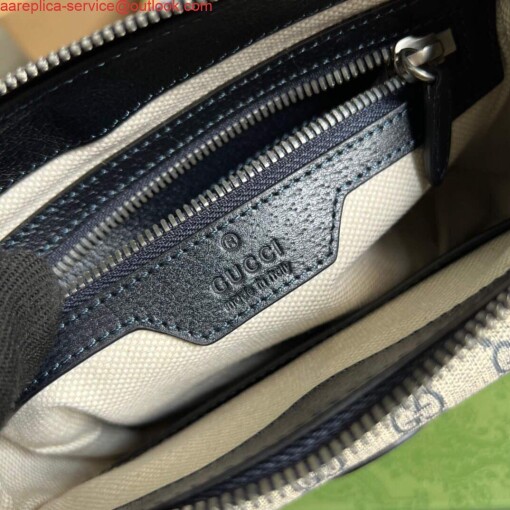 Replica Gucci 674164 Messenger Bag With Interlocking G Blue 8