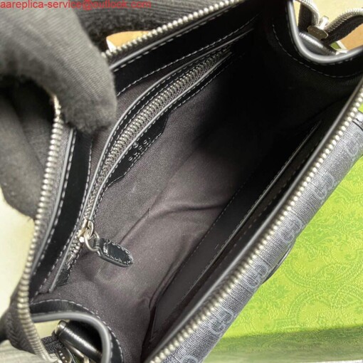 Replica Gucci 674164 Messenger Bag With Interlocking G Black 7