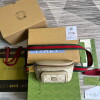 Replica Gucci 682933 Belt bag with Interlocking G Beige and white