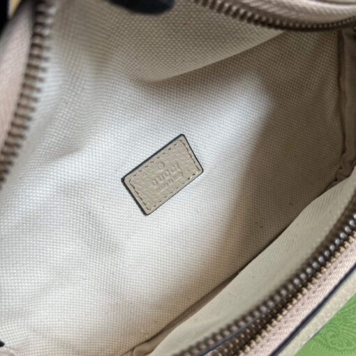 Replica Gucci 682933 Belt bag with Interlocking G Beige and white 7