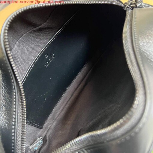 Replica Gucci 447632 GG Marmont Small Shoulder Bag Black 8