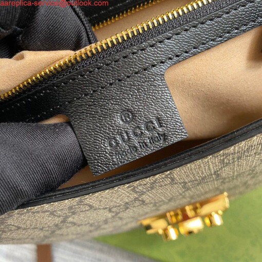 Replica Gucci 644524 Padlock small shoulder bag Black 9