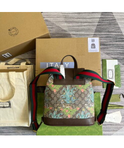 Replica Gucci 674147 Backpack with Interlocking G Brown Replica Gucci 674147 Backpack with Interlocking G Brown