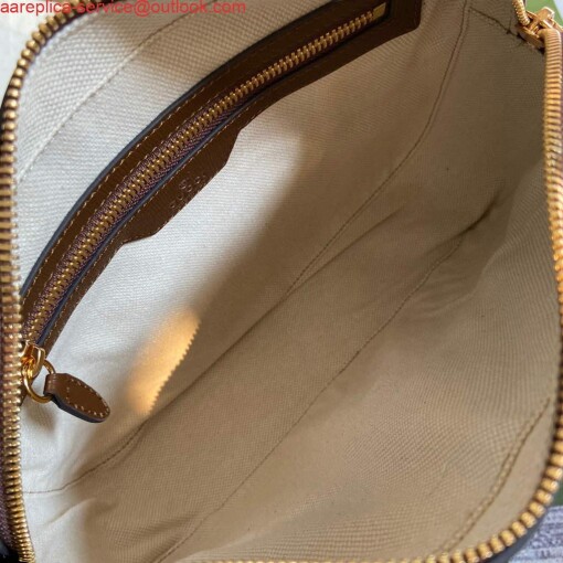 Replica Gucci 675891 Messenger bag with jumbo GG Brown 8