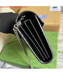Replica Gucci 401231 Dionysus GG Mini Chain Bag Black 2