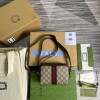 Replica Gucci 517350 Ophidia GG Mini Bag With Web White 10