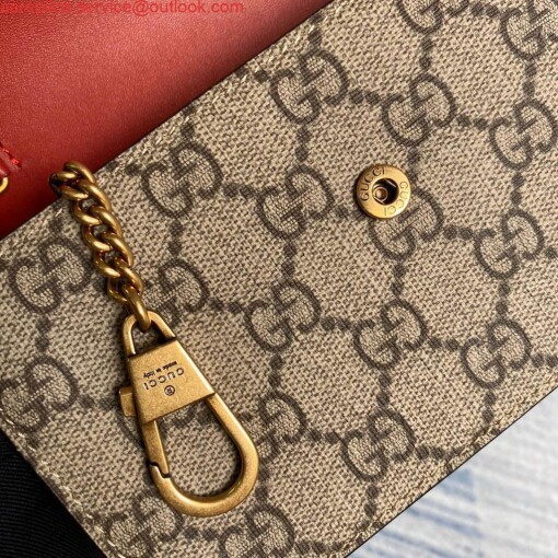 Replica Gucci 481291 GG Supreme mini bag with cherries Red 6