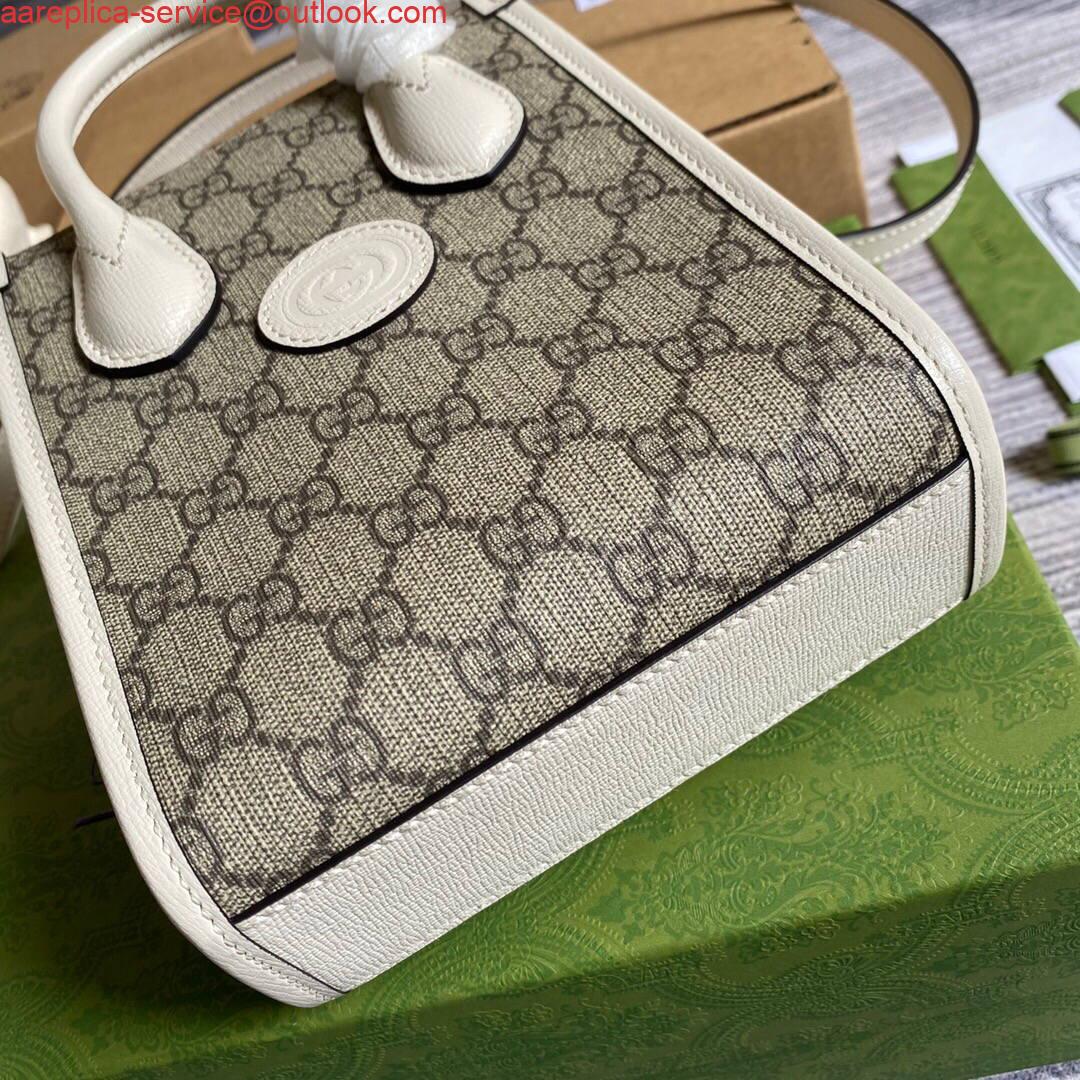 Replica Gucci 671623 Mini Tote Bag With Lnterlocking G White 5 Replica Gucci 671623 Mini Tote Bag With Lnterlocking G White 5