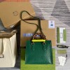 Replica Gucci Diana Small Tote Bag Snake Top Handle Bag 660195 Black 9