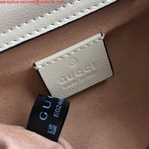 Replica Gucci Diana Mini tote bag top handle bag Gucci ‎655661 White 9