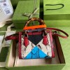 Replica Gucci Diana Mini tote bag top handle bag Gucci ‎655661 Grey With Red