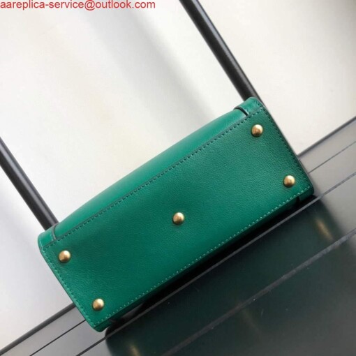 Replica Gucci Diana Mini tote bag top handle bag Gucci 655661 Green 3