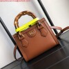 Replica Gucci Diana Mini tote bag top handle bag Gucci 655661 Green 9