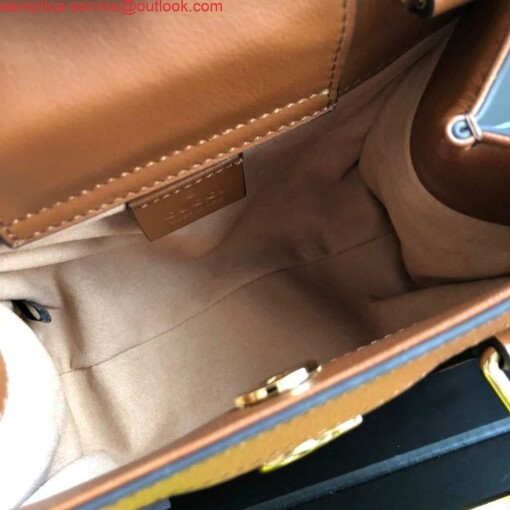 Replica Gucci Diana Mini tote bag top handle bag Gucci 655661 Brown 8