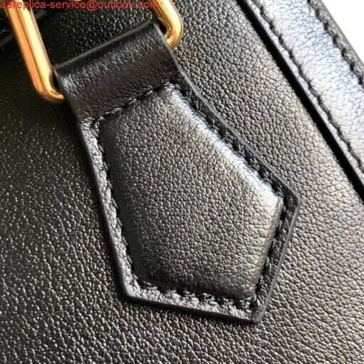Replica Gucci Diana Mini tote bag top handle bag Gucci 655661 Black 6