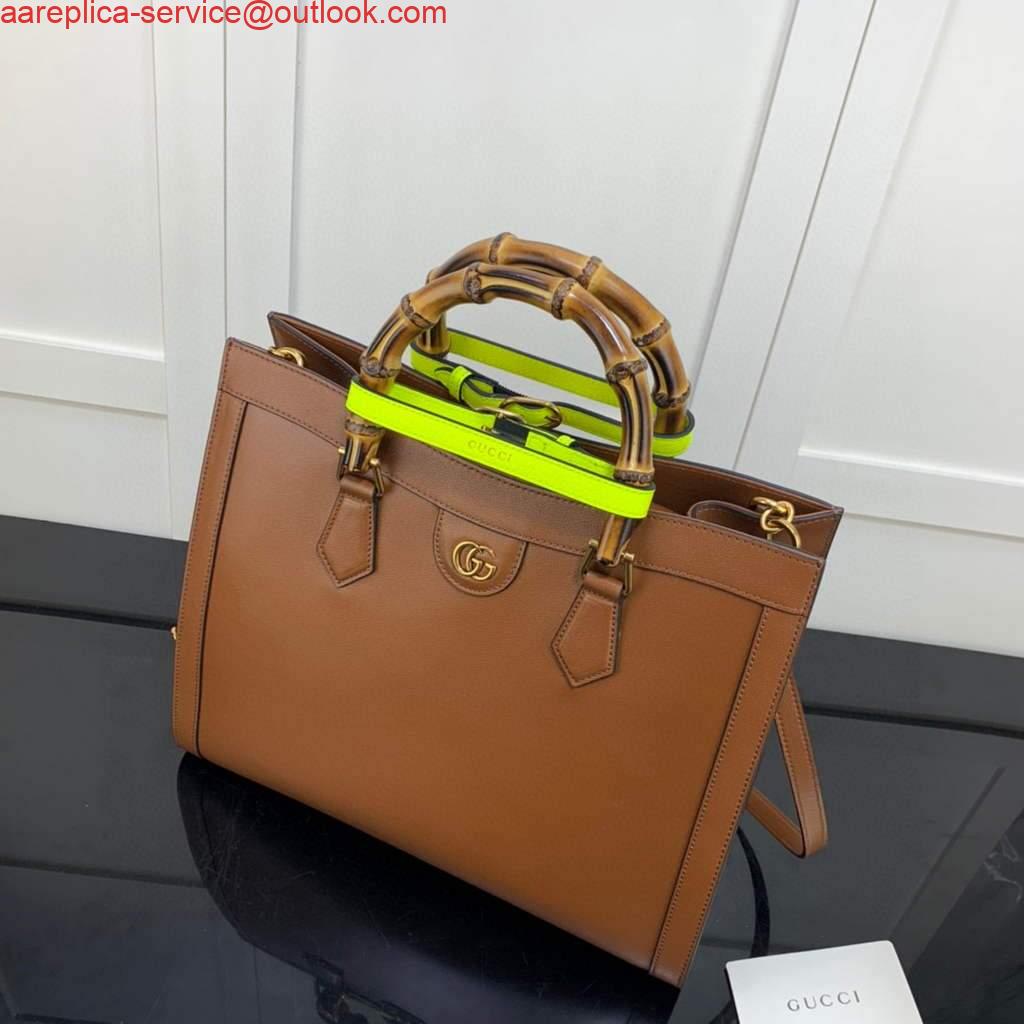 Replica Gucci Diana medium tote bag Gucci 655658 Brown Replica Gucci Diana medium tote bag Gucci 655658 Brown