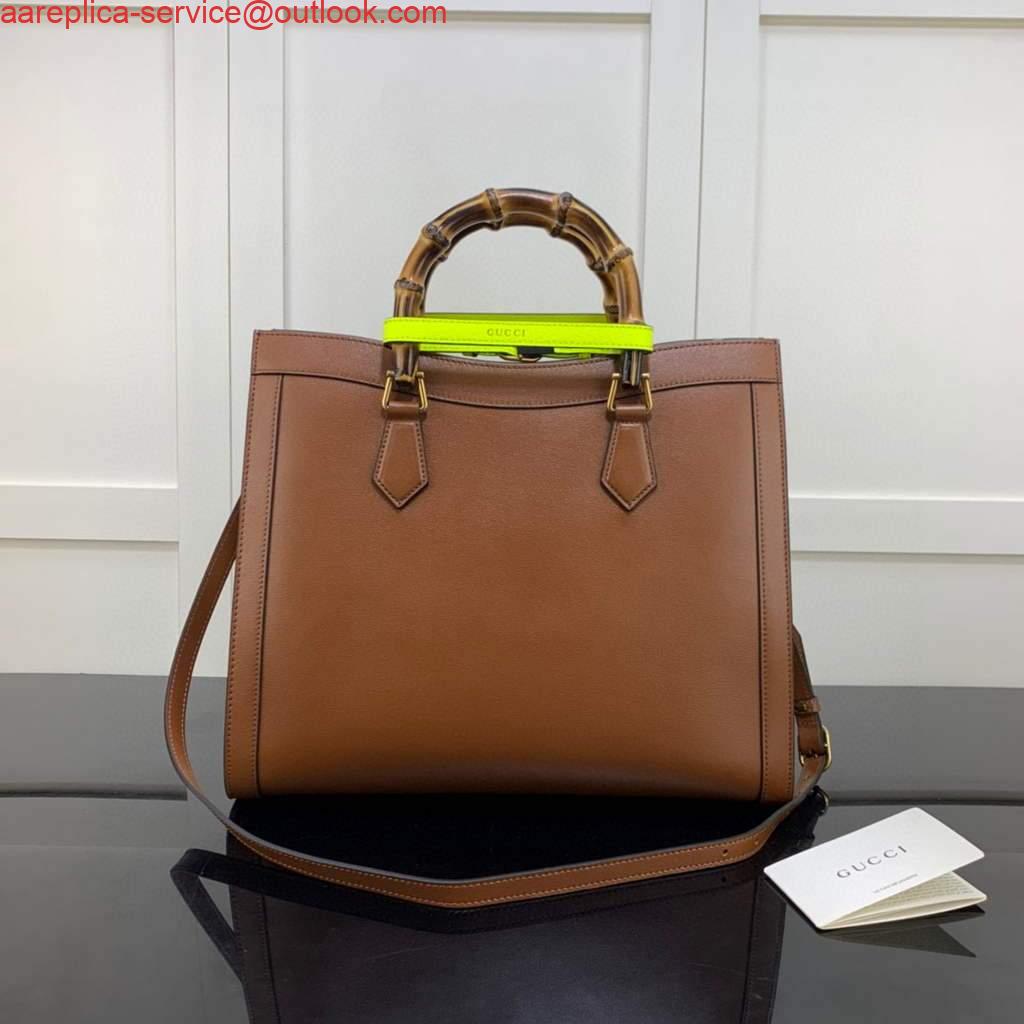 Replica Gucci Diana medium tote bag Gucci 655658 Brown 2 Replica Gucci Diana medium tote bag Gucci 655658 Brown 2