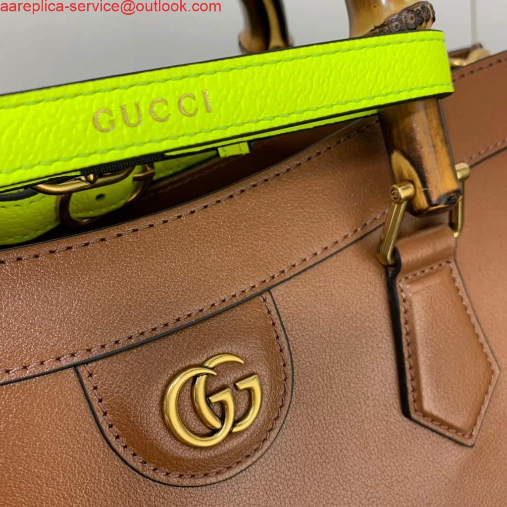 Replica Gucci Diana medium tote bag Gucci 655658 Brown 4 Replica Gucci Diana medium tote bag Gucci 655658 Brown 4