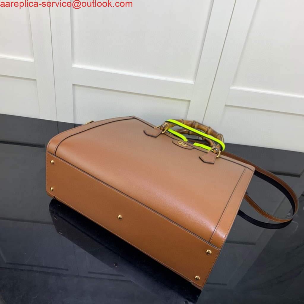 Replica Gucci Diana medium tote bag Gucci 655658 Brown 6 Replica Gucci Diana medium tote bag Gucci 655658 Brown 6
