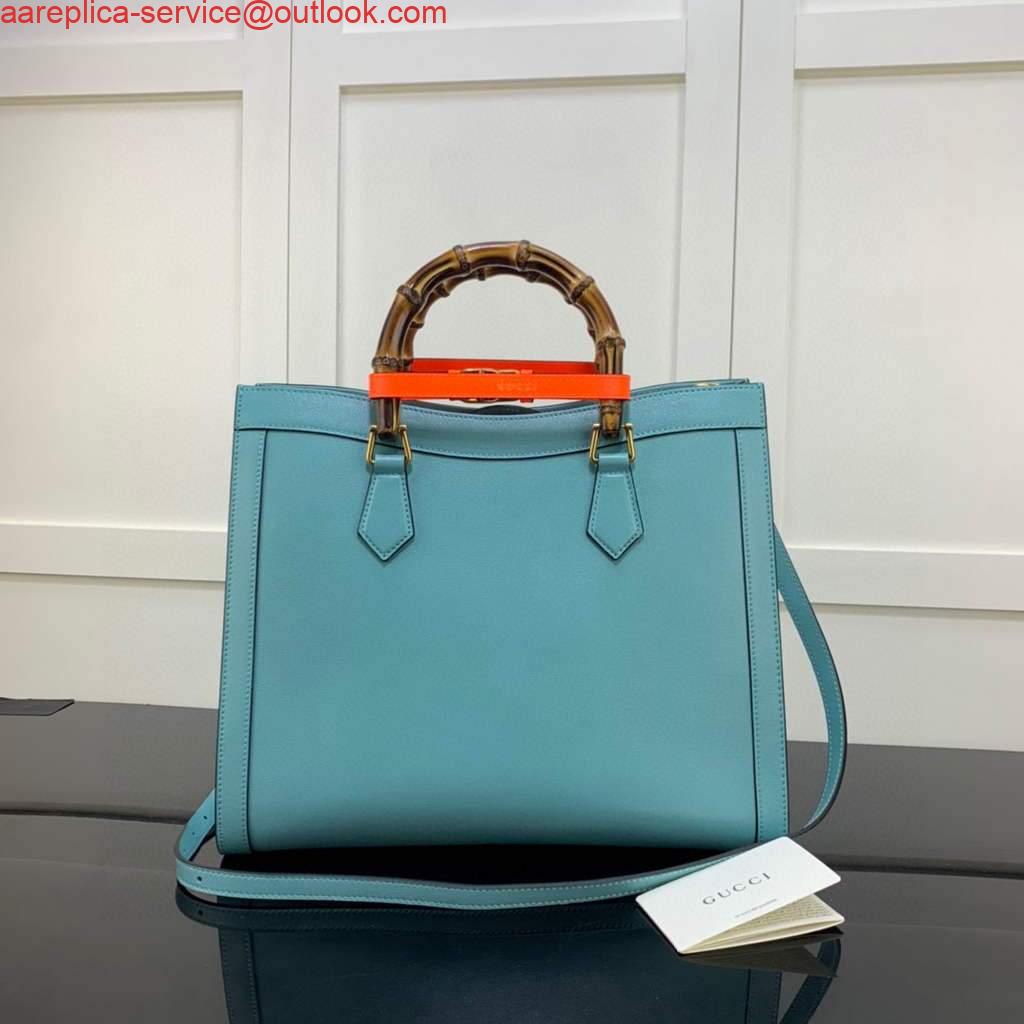 Replica Gucci Diana medium tote bag Gucci 655658 Blue 2 Replica Gucci Diana medium tote bag Gucci 655658 Blue 2
