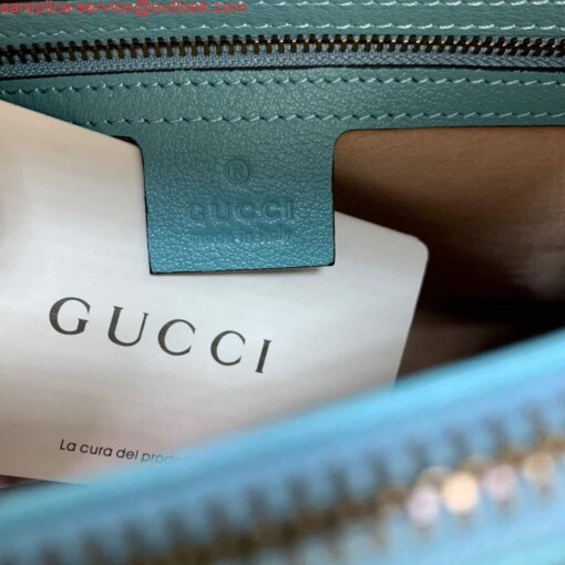 Replica Gucci Diana medium tote bag Gucci 655658 Blue 8