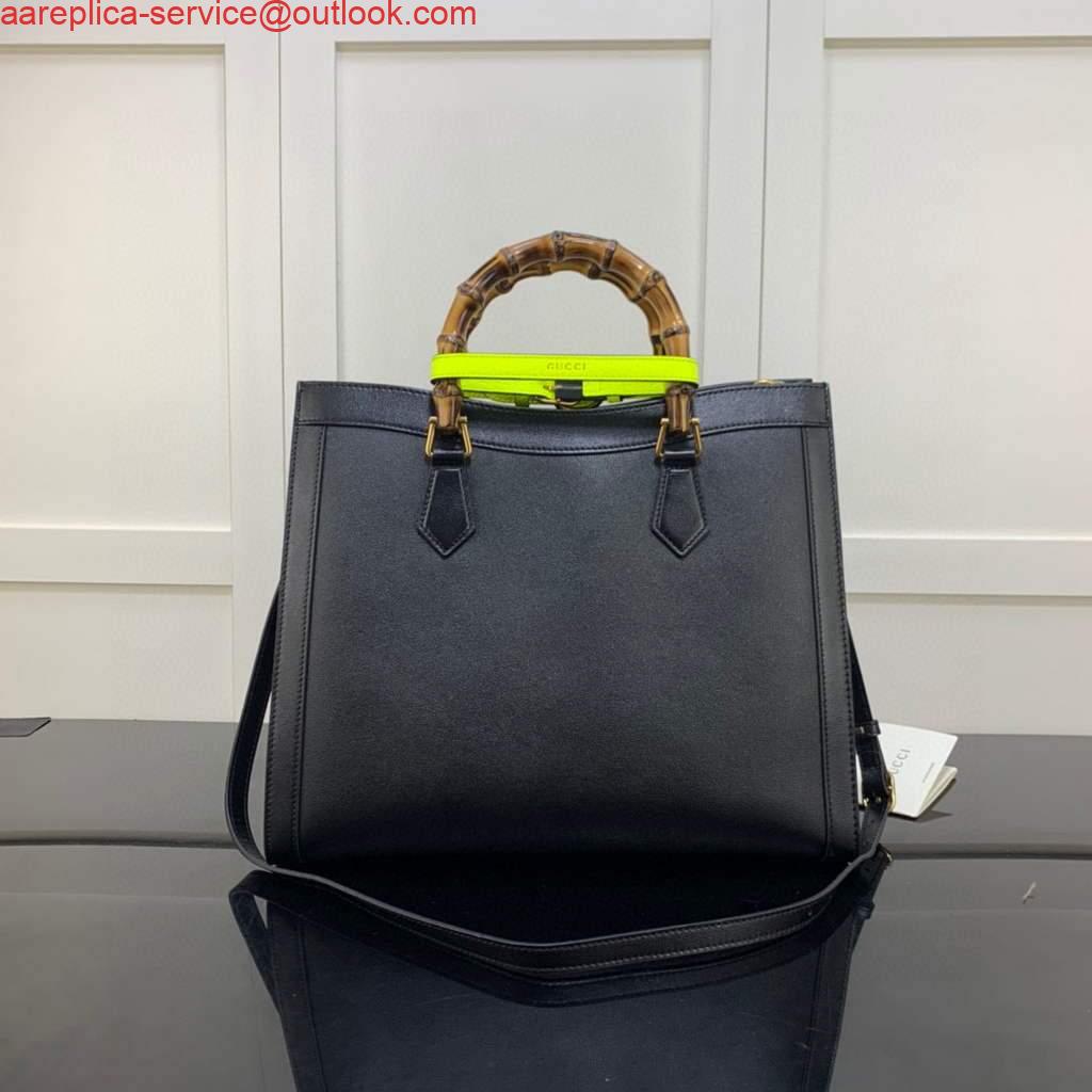 Replica Gucci Diana medium tote bag Gucci 655658 Black 2 Replica Gucci Diana medium tote bag Gucci 655658 Black 2