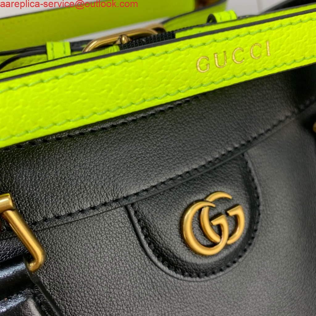 Replica Gucci Diana medium tote bag Gucci 655658 Black 3 Replica Gucci Diana medium tote bag Gucci 655658 Black 3