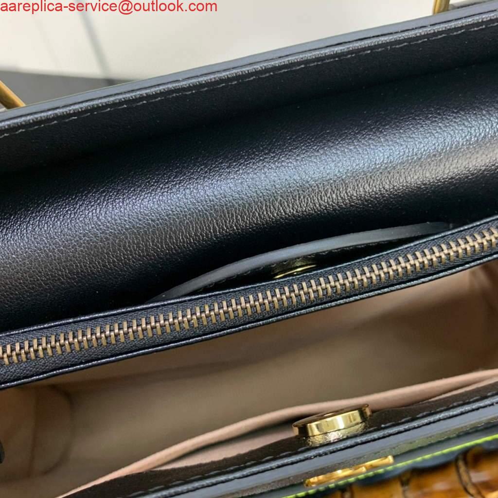 Replica Gucci Diana medium tote bag Gucci 655658 Black 6 Replica Gucci Diana medium tote bag Gucci 655658 Black 6
