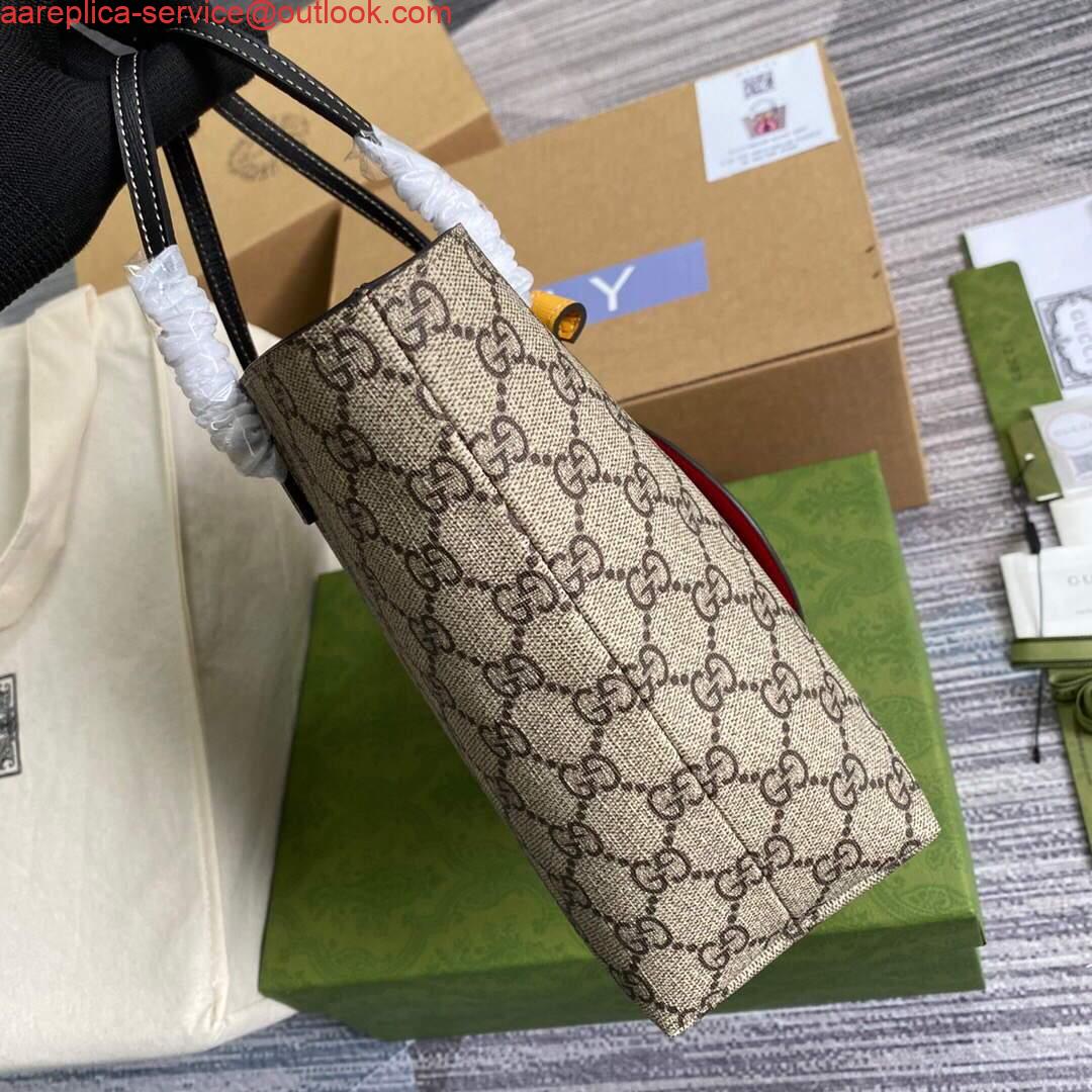 Replica Gucci 666288 Ladybug Tote Bag Brown 2 Replica Gucci 666288 Ladybug Tote Bag Brown 2