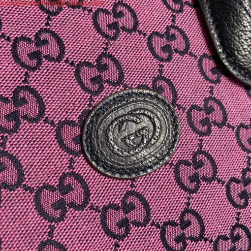 Replica Gucci 659983 GG Multicolour Small Tote Bag Purple 3