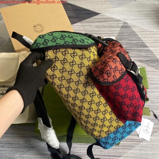 Replica Gucci 658783 GG Multicolour Small Backpack 2