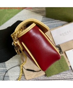 Replica Gucci Online Exclusive GG Marmont mini bag Gucci 574969 Navy and Wine Red 2