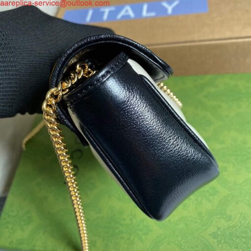 Replica Gucci Online Exclusive GG Marmont mini bag Gucci 574969 Beige and Yellow 3