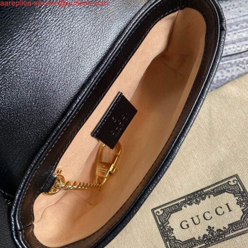 Replica Gucci GG Marmont mini bag 574969 Blue and Apricot 7