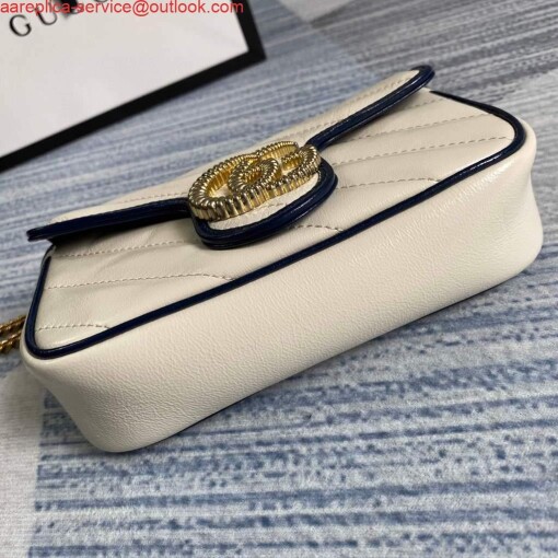 Replica Gucci GG Marmont mini bag 574969 Beige 4