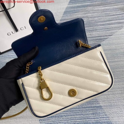 Replica Gucci GG Marmont mini bag 574969 Beige 5