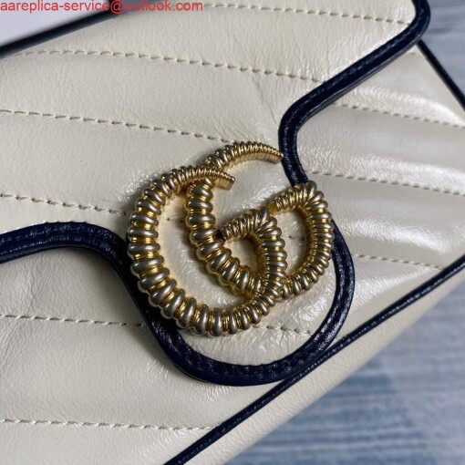 Replica Gucci GG Marmont mini bag 574969 Beige 8