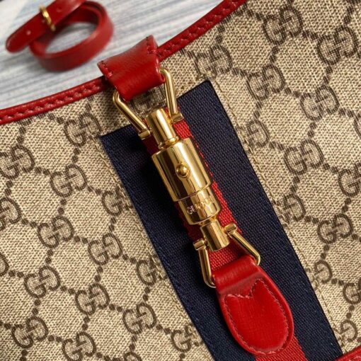 Replica Gucci 636706 Jackie Vintage Underarm Bag Red 6