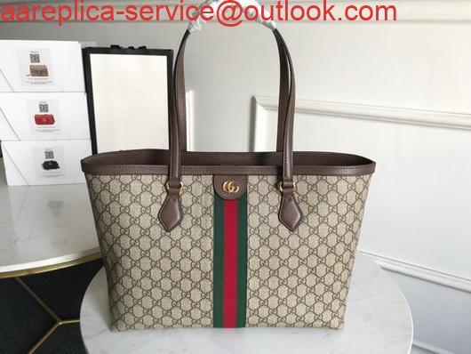 Replica Gucci 631685 Ophidia GG Medium Tote Green and red Web Replica Gucci 631685 Ophidia GG Medium Tote Green and red Web