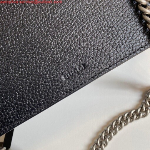 Replica Gucci 621512 Dionysus GG Top Handle Bag Black 5