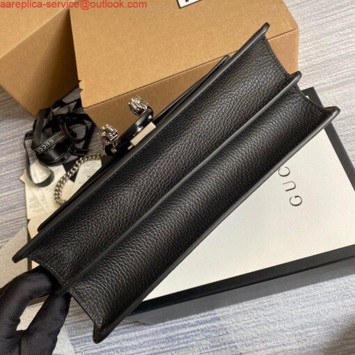 Replica Gucci 621512 Dionysus GG Top Handle Bag Black 6