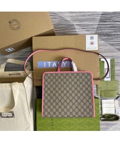 Replica Gucci 612992 GG Medium Ophidia Tote Shoulder Bag Pink Replica Gucci 612992 GG Medium Ophidia Tote Shoulder Bag Pink